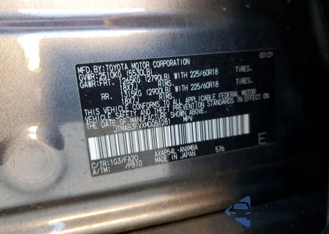 2021 Toyota Rav4 Prime Se from USA, damaged, VIN JTMAB3FVXMD051281